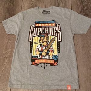 Large grey Johnny Cupcakes “Relief Baker” shirt